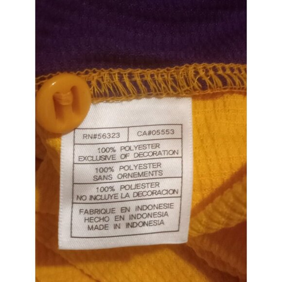 Nike Team LSU Tigers Shirt 3XL Yellow Nike Fit Dry Polo Golf Football Sideline - Picture 11 of 13